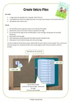 Vista previa - Unidades / Secuencias / Situaciones de Aprendizaje - Velcro: Counting/Sum Up (3 to 8) - página 1