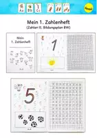 Vorschau - Arbeitsblätter - Zahlenübungsheft Klasse 1 - Mein 1. Zahlenheft - Deckblatt