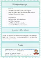 Vorschau - Arbeitsblätter - Zahlenraum bis 1.000.000 – Zahl des Tages – Mathe Klasse 4 – Tafelmaterial & Arbeitsblätter - Seite 1