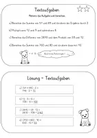 Vorschau - Stationenlernen - Übungstheke Mathe - Grundrechenarten - zweifach differenziert - Seite 3