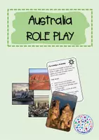 Vorschau - Spiele - My trip to Australia - ROLE PLAY (speaking task) - Deckblatt
