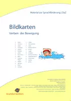 Vorschau - Spiele - Bildkarten Verben der Bewegung - Bild-Wort-Karten - Bildkarten - Deckblatt