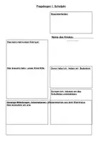 Vorschau - Arbeitsblätter - Fragebogen / Wissenswertes 1.Schuljahr / 1.Klasse EDITIERBAR - Seite 3