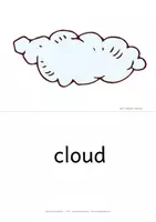 Vorschau - Stationenlernen - weather - picture and word cards - flashcards für Übungen und Lernspiele in der Wortschatzarbeit - Englisch Grundschule - Seite 3
