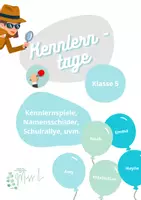 Vorschau - Spiele - Ideen für die Kennlerntage in der neuen Schule - Deckblatt