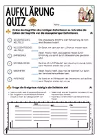 Vorschau - Arbeitsblätter - Aufklärung & aufgeklärter Absolutismus Test - Arbeitsblätter - Seite 2