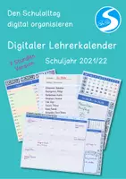 Vorschau - Lehrpläne/Lehrermaterial - Digitaler Lehrerkalender 2021/22 - BE - 7-Stunden-Version - Deckblatt