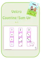 Vista previa - Unidades / Secuencias / Situaciones de Aprendizaje - Velcro: Counting /Sum Up to 3 (free copy) - Portada
