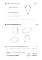 Vorschau - Klassenarbeiten - Klassenarbeit - Vierecke, Umfang, Flächeninhalt und Längen - Seite 2