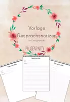 Vorschau - Anderer Materialtyp - Gesprächsnotizen für Elterngespräche - Deckblatt