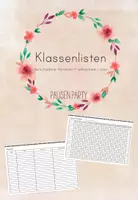 Vorschau - Anderer Materialtyp - Editierbare Klassenlisten - Deckblatt