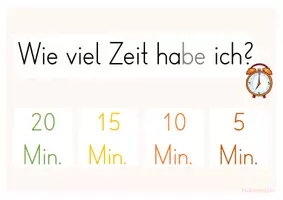 Vorschau - Fördermaterial/Inklusion - Zeittransparenz Classroom Management - Seite 1