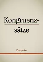 Vorschau - Präsentationen/Tafelbilder - Tafelbilder - Kongruenzsätze - Deckblatt