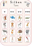 Vorschau - Spiele - Klettmappe: Silben zuordnen (Tiere) - Seite 3