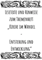 Vorschau - Unterrichtsreihen - Kirche im Wandel - Die Kirche von Pfingsten bis heute - Seite 1