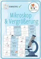 Vorschau - Spiele - Mikroskop und Vergrößerung – Domino Spiel - Deckblatt