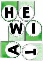Vorschau - Anderer Materialtyp - Wimpelkette HSU / Sachunterricht für das Klassenzimmer - Fächerwimpel - Seite 2
