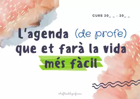 Vista previa - Otros - L'AGENDA (DE PROFE) QUE ET FARÀ LA VIDA MÉS FÀCIL - página 1