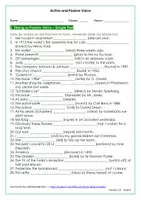 Vorschau - Arbeitsblätter - Active Passive Voice - Erklärung und Übungen mit Lösungen - Seite 3