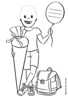 Vorschau - Arbeitsblätter - XL-Paket Cliparts & Material "Erster Schultag" / Einschulung - Seite 2