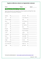 Vorschau - Arbeitsblätter - Englische Zeitformen anhand von Signalwörtern erkennen - Seite 1