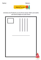 Vorschau - Arbeitsblätter - Meine Ferien - Arbeitsblätter zum kreativen Schreiben (editierbar) - Seite 3