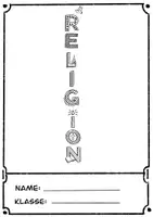 Vorschau - Arbeitsblätter - Deckblatt Religion - Seite 1