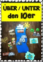 Vorschau - Spiele - Materialpaket 10er Über- und Unterschreitung sowie Zahlenzerlegung und Ergänzung - Deckblatt