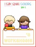 Vista previa - Hojas de trabajo - I Can Spell COLORS SET 1 REPETITION BACK TO SCHOOL color - página 3