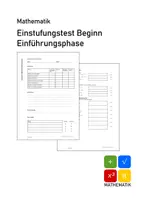 Vorschau - Arbeitsblätter - Einstufungstest Mathematik Beginn Einführungsphase - Deckblatt