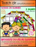 Vista previa - Juegos / Gamificación - I CAN SPEAK Series SUMMER Say and Guess - Portada