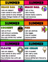 Vista previa - Juegos / Gamificación - I CAN SPEAK Series SUMMER Say and Guess - página 1