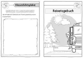 Vorschau - Arbeitsblätter - Klassenfahrt Tagebuch | Reisetagebuch - Seite 2
