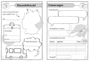 Vorschau - Arbeitsblätter - Klassenfahrt Tagebuch | Reisetagebuch - Seite 3