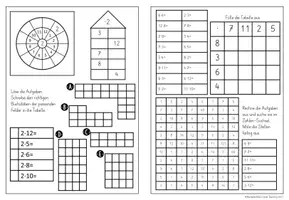 Vorschau - Arbeitsblätter - Einmaleins Mathe-Arbeitsheft 1x1 - Seite 3