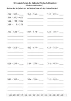 Vorschau - Arbeitsblätter - Halbschriftliche Addition und Subtraktion wiederholen Klasse 4 - Deckblatt