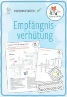 Vorschau - Arbeitsblätter - Verhütung – Kreuzworträtsel - Deckblatt