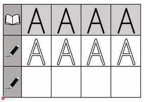 Vorschau - Arbeitsblätter - Buchstaben schreiben - besondere Laute - erstes Zeilen schreiben (Buchstabenerarbeitung) - Seite 3