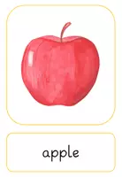 Vorschau - Arbeitsblätter - Fruits Unterrichtssequenz - Flashcards, ABs, Spiel (wachsend) - Seite 1