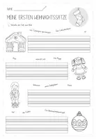 Vorschau - Arbeitsblätter - Meine ersten Sätze - Weihnachten - 1. Klasse - Schreiben - Seite 2