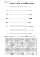 Vorschau - Arbeitsblätter - Zusammengesetzte Adjektive Deutsch Klasse 3 - Seite 3