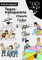 Vorschau - selbst erstellte Cliparts/Grafiken - Cliparts: Tagestransparenz Fächer (#diversitykids) - Deckblatt