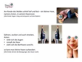 Vorschau - Arbeitsblätter - Happy Yoga Kids Bewegungseinheit: Ein munteres Hasenleben - Seite 2