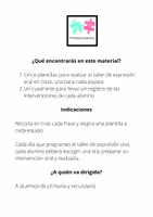 Vista previa - Unidades / Secuencias / Situaciones de Aprendizaje - TALLER EXPRESIÓN ORAL - página 1