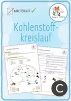 Vorschau - Arbeitsblätter - Kohlenstoffkreislauf - Arbeitsblatt - Deckblatt