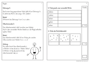 Vorschau - Arbeitsblätter - Dehnungs-h & silbentrennendes h Mini-Arbeitsheft - Seite 3
