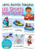 Vista previa - Decoración del aula - FRANÇAIS / francés flash cards - les sports nautiques - Portada