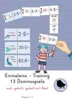 Vorschau - Spiele - Lernspiele zum Einmaleins: Domino, Puzzle, Lernkärtchen - Deckblatt