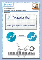 Vorschau - Arbeitsblätter - Translation - Den genetischen Code knacken - Deckblatt