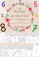 Vorschau - Unterrichtsreihen - Mini-Heft Zahlenland "die kleine Eins" Material Zahlenlehrgang - Deckblatt
